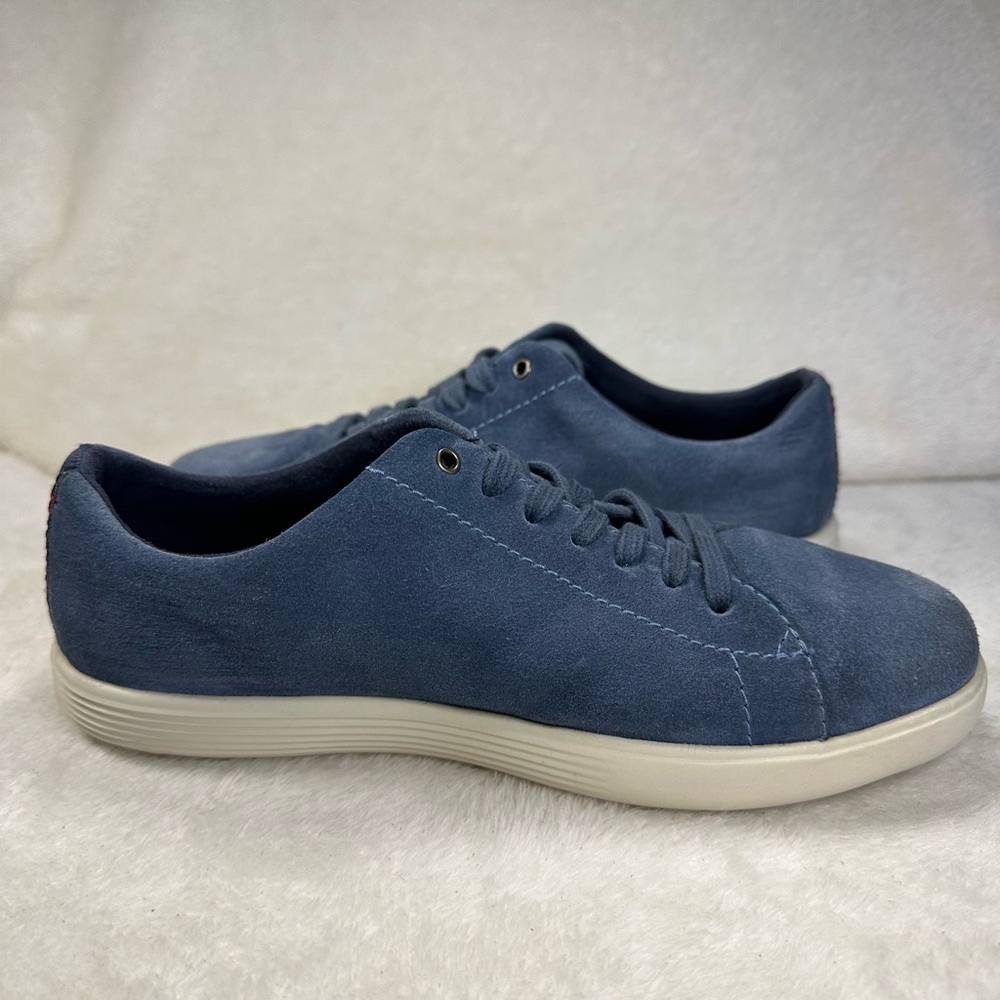 Cole Haan Grand Crosscourt indigo blue suede sneaker size 6 1/2 B